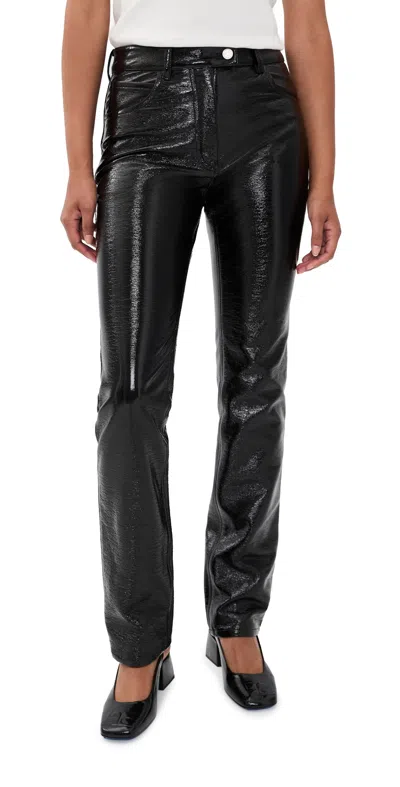 Courrèges Reedition 5-pocket Vinyl Straight-leg Ankle Pants In Multi
