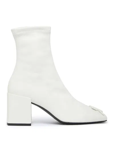 Courrèges Reedition Ac Ankle Boots In White