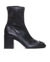 Courrèges Re-edition Ankle Boots In Black