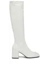 Courrèges Reedition Ac Square-toe Boots In White