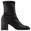 Courrèges Reedition Ankle Boots - Courreges - Synthetic Leather - Black In Black