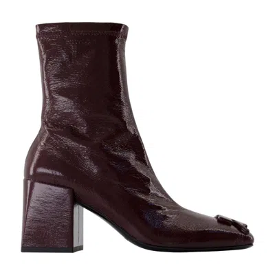 Courrèges Reedition Ankle Boots In Brown