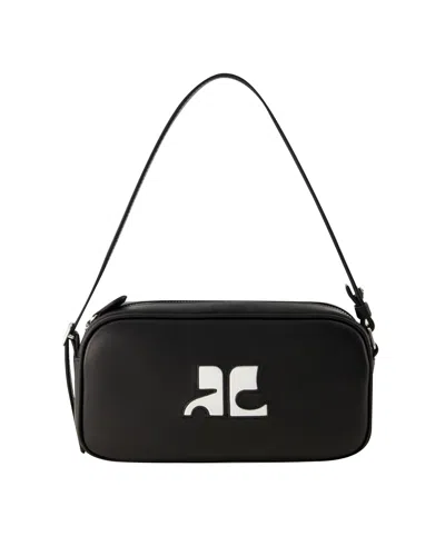 COURRÈGES RÉEDITION BAGUETTE BAG - COURREGES - LEATHER - BLACK