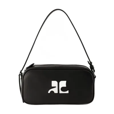 Courrèges Réedition Baguette Bag - Courreges - Leather - Black