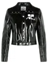 Courrèges Courreges Women Reedition Vinyl Jacket In Black