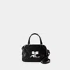Courrèges Reedition Bowling Bag - Courreges - Leather - Black In Black