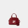 Courrèges Reedition Bowling Bag - Courreges - Leather - Red In Red