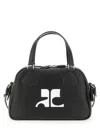Courrèges "reedition" Bowling Bag In Black