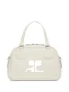 Courrèges Reedition Bowling Bag In Neutrals