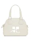 Courrèges Reedition Bowling Bag In Neutrals