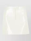 Courrèges Reedition Button Detail Polyester Blend Miniskirt In White