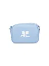 Courrèges "reedition Camera Bag" Crossbody Bag In Light Blue