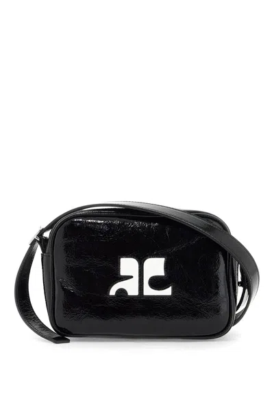 Courrèges Reedition Camera Bag For In Black