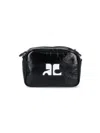 Courrèges "reedition Camera Bag" Shoulder Bag – Black In Black