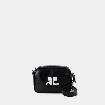 COURRÈGES REEDITION CAMERA CROSSBODY - COURREGES - LEATHER - BLACK