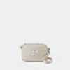 Courrèges Courregès Reedition Camera Crossbody In Grey