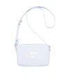 Courrèges Reedition Camera Leather Bag In White