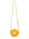 Courrèges Reedition Circle Bag In Yellow