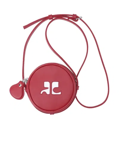 Courrèges Reedition Circle Crossbody Bag