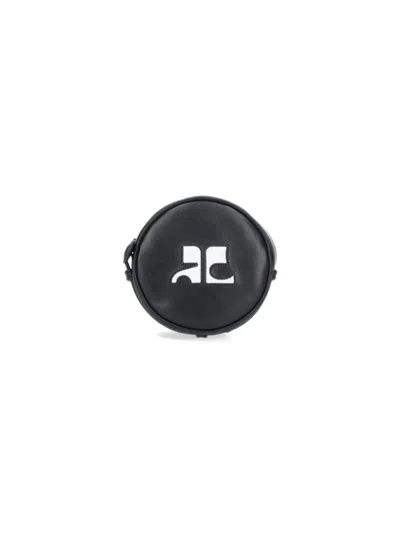 Courrèges Reedition Circle" Mini Bag - Black