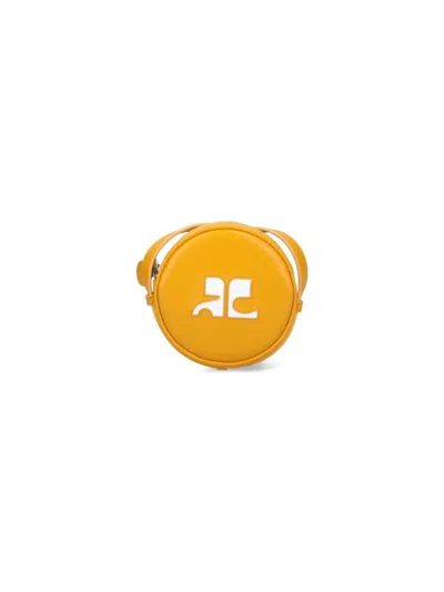 Courrèges Reedition Circle" Mini Bag - Yellow