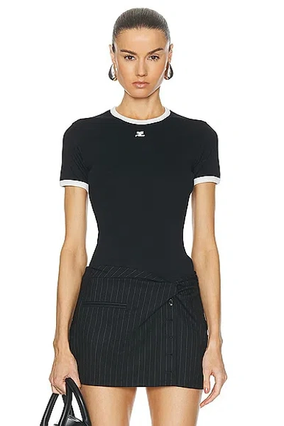 COURRÈGES REEDITION CONTRAST T-SHIRT