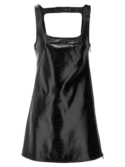 Courrèges 'reedition' Dress In Black