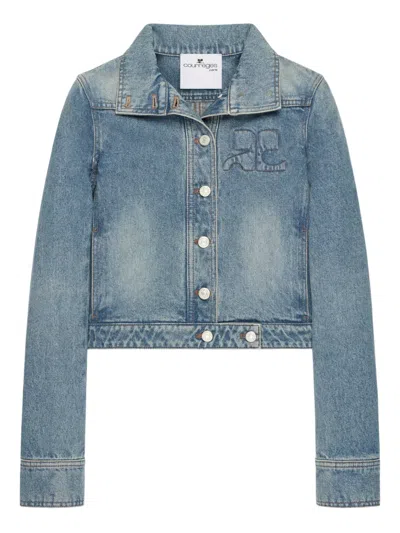 Courrèges Courreges Women Reedition Denim Jacket In Multi