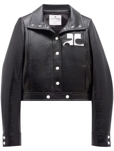 COURRÈGES COURRÈGES FAUX LEATHER JACKET