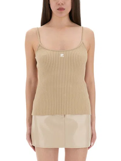 COURRÈGES COURRÈGES "REEDITION" KNIT TANK TOP