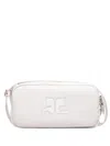 Courrèges Reedition Baguette Leather Bag In Pink