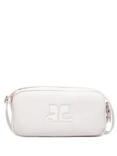 Courrèges Reedition Baguette Leather Bag In Pink