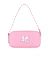 Courrèges Courreges Women Pink Leather Reedition Shoulder Bag In Pink