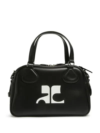 COURRÈGES COURRÈGES LEATHER BOWLING BAG