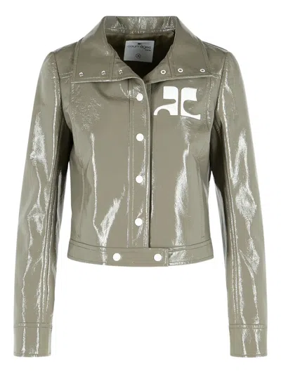 COURRÈGES REEDITION LOGO-DETAIL JACKET