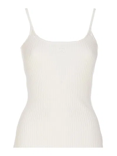 Courrèges Courreges Women Knitted Tops. In White