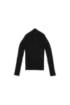Courrèges Courreges Reedition Mockneck Sweater Black