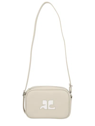 Courrèges Reedition Naplack Bag In White