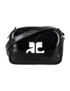 Courrèges Courregès Reedition Naplack Camera Bag In Black