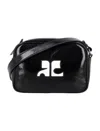 Courrèges Courregès Reedition Naplack Camera Bag In Black