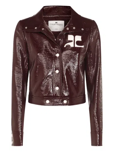 COURRÈGES REEDITION PATENT LOGO JACKET
