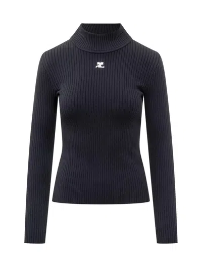 Courrèges Courreges Reedition Reedition Ls Jumper In Blue