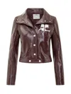 Courrèges Courreges Reedition Reedition Vinyl Jkt In Brown