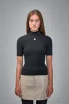 Courrèges Reedition Short Sleeves Ribbed Knitted Sweater Clothing
