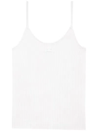 Courrèges Courreges Women Knitted Tops. In White