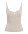 COURRÈGES REEDITION RIBBED TOP