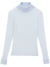 Courrèges Reedition Second-skin Top In Blue