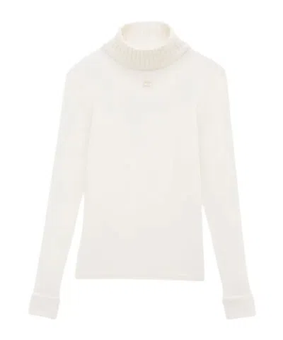 Courrèges Reedition Second-skin Top In White
