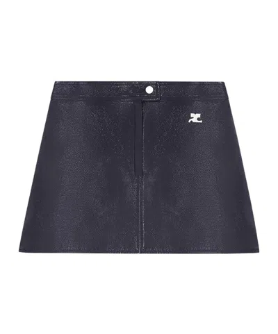 Courrèges Reedition Skirt In Black