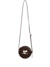 Courrèges Reedition Small Circle Bag In Brown